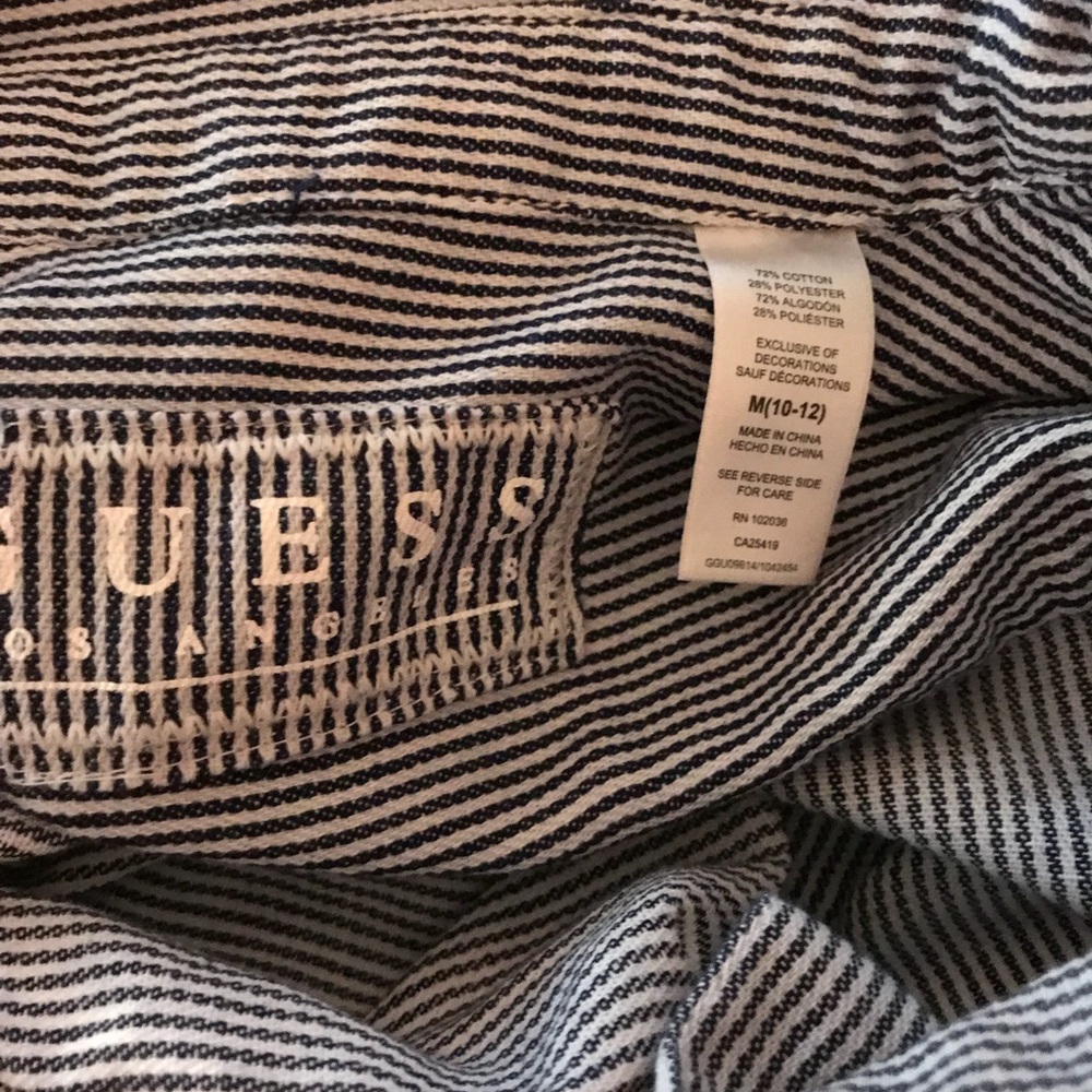 Guess Los Angeles Girls Striped Dress with belt A2 - Picture 6 of 6